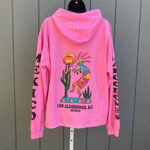 100% cotton Los Algodones, BC Mexico graphic hoodie